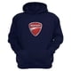 thumbnail image 1 of Polerón Canguro Ducati Azul Marino Talla Xs Unisex, 1 of 3