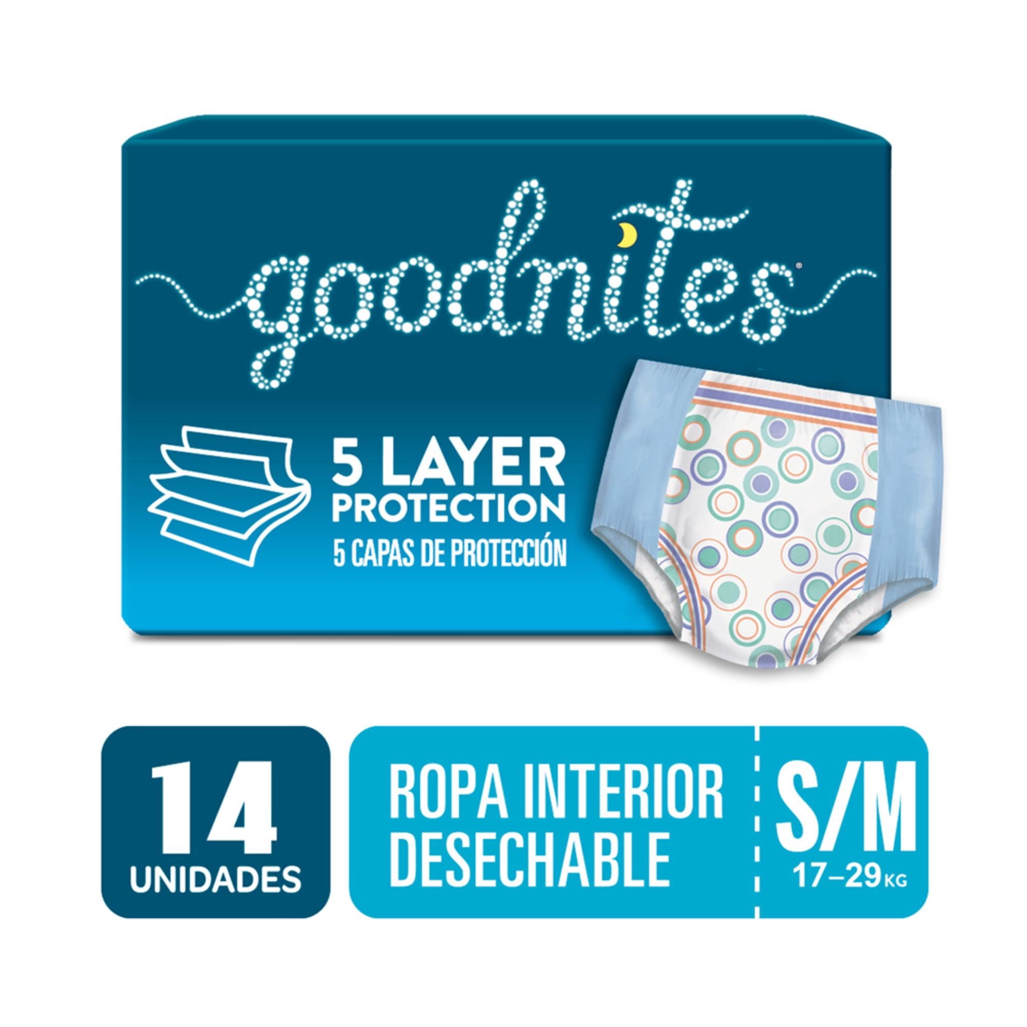 Ropa Interior Huggies Goodnites Desechable S-m