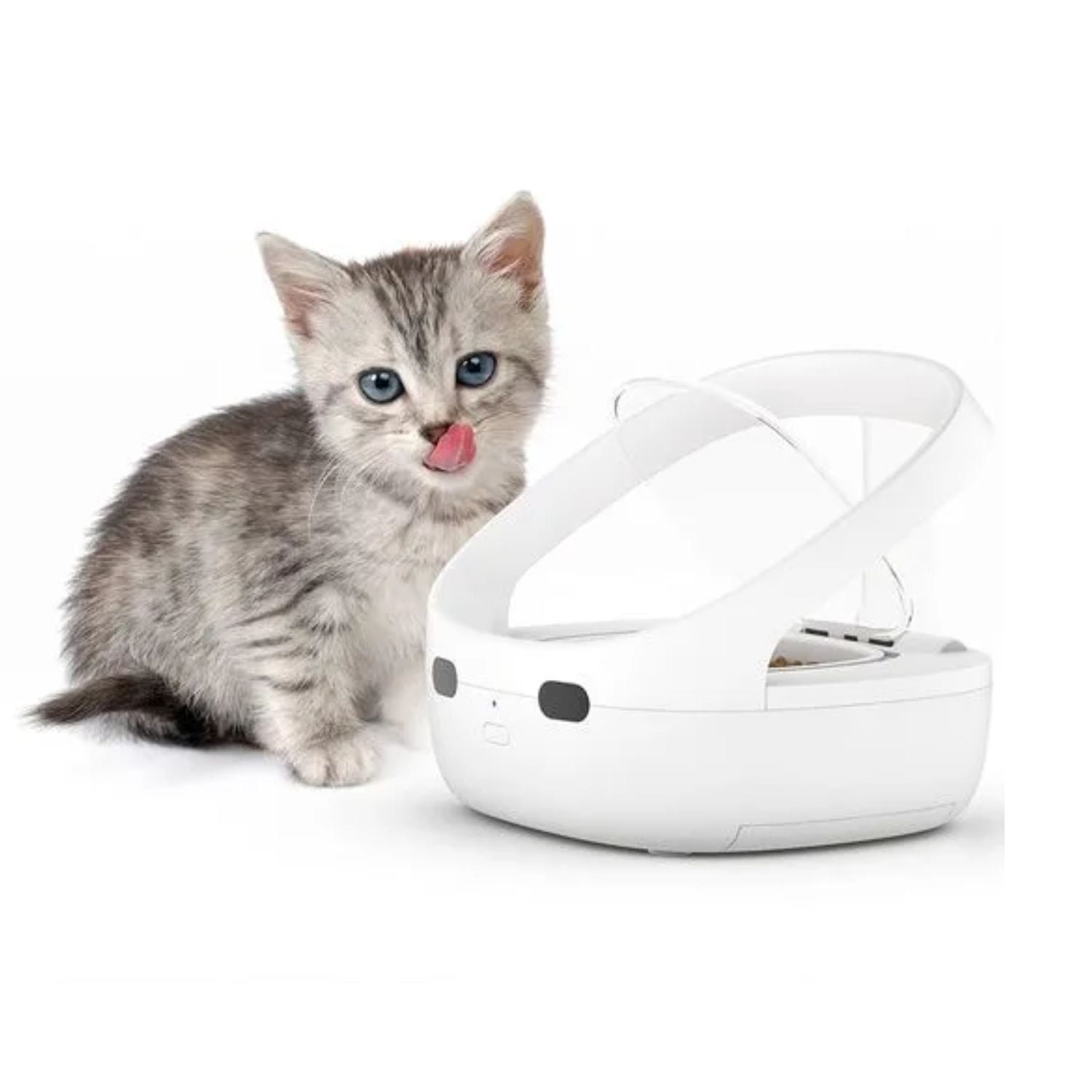Comedero Inteligente RFID Sensor con refrigerante Antirobo Gatos