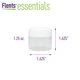 thumbnail image 2 of Frascos Cosméticos de Viaje Flents 37 ml Paquete de 6 Aprobados por TSA Blanco, 2 of 4
