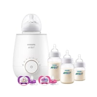 Avent - Pack Calentador Eléctrico -3 Mamaderas- Chupetes 6-18M