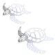 thumbnail image 5 of Adorno De Tortuga De Hierro Forjado, Estatua Colgante De Tortuga Marina, Manualidades Decorativas Para El Hogar, 2 Uds., 5 of 5
