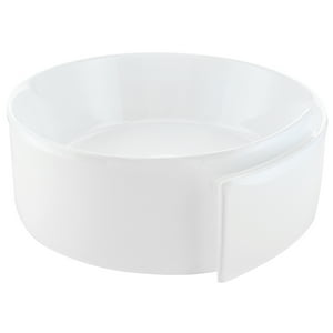 Domsa - Lavamanos Sobreponer Espiral Redondo Blanco 37X37X14,5