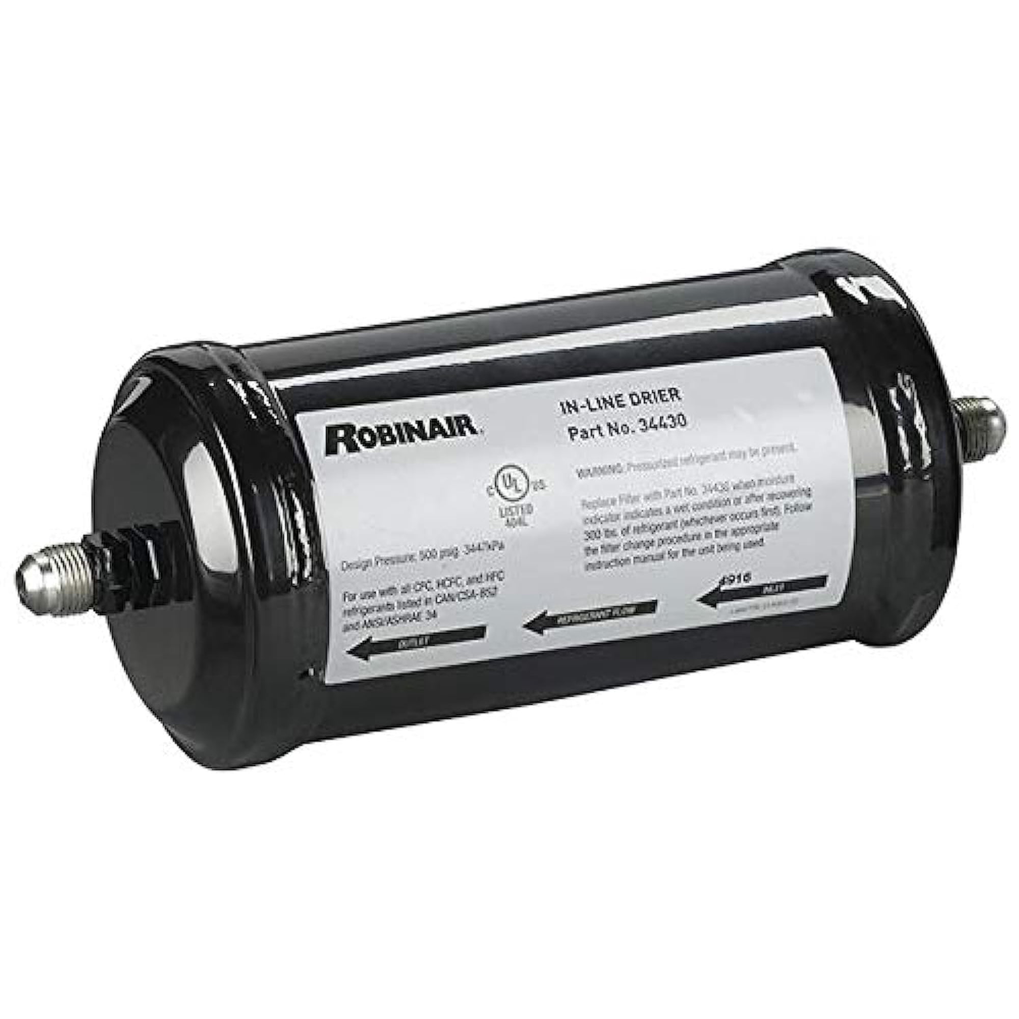 Filtro Secador De Reciclaje De Aire Acondicionado Robinair 34430 Con Cambio Rápido
