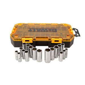 Kit De Herramientas Dewalt Dwmt73812, Juego De Enchufes Profundos De 3/8 Pulgadas, 20 Piezas