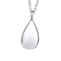 Magideal - Collar De Cineraria Cineraria Cineraria De Cremación Conmemorativa, Para Cenizas De Material Acero Inoxidable, Colgante De Medallón Decorativo Hecho Para Hombres, Barra De Plata