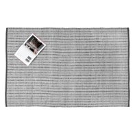 Decoghar - Alfombra Sintetica Deco Pet New Collection Gris/Blanco Diseño Moderno Lavable Indoor/Outdoor0,9X1,5 Mts