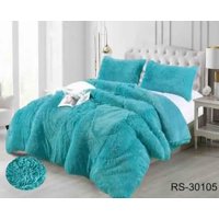 Aladdins Shop - Cobertor De Invierno Peludo Con Chiporro 2 Plazas Color Calipso