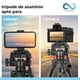 thumbnail image 4 of Trípode Celular Camara Portátil Aluminio Carga 10 kg 170 cm, 4 of 11