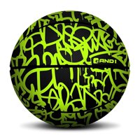 And1 - Balón De Baloncesto De Goma Premium Xcelerate Graffiti Verde Talla 7