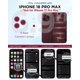 thumbnail image 3 of Funda magnética Diaclara para iPhone 18 Pro Max – Burdeos, 3 of 8