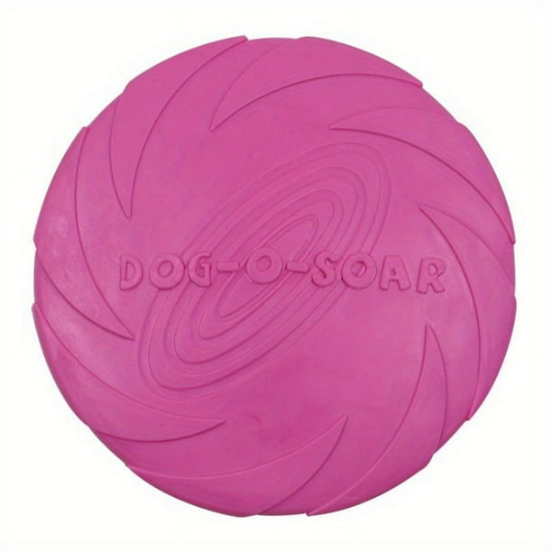 TPR Pet Soft Flying Disc Dog Gnawing Flying Saucer Pet Training To Play With Interactive Toys Dog Flying Disc