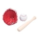 thumbnail image 4 of Modelo De Guante De Poste De Béisbol Diseño De Escena Para Casa De Muñecas A Escala 1/6 1/12 Rojo, 4 of 5