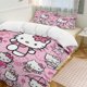 thumbnail image 3 of Hello Kitty Stickers Comforter Twin SizeComforter Set for Kids Girls3Pcs Bedding Set Printed Comforter with 2 PillowcasesDown AlternativeSoft and Lightweight Bed Sheets, 3 of 5
