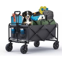 Shop E-Home - Carro De Compras Camping Plegable De Arrastre 100Kg 4 Ruedas