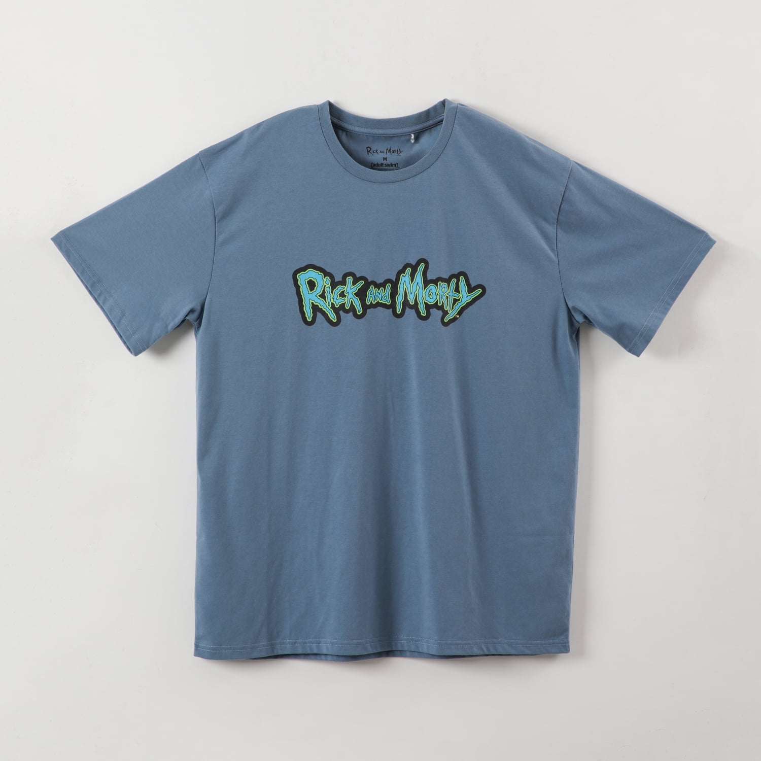 Polera Manga Corta Hombre Celeste Rick And Morty