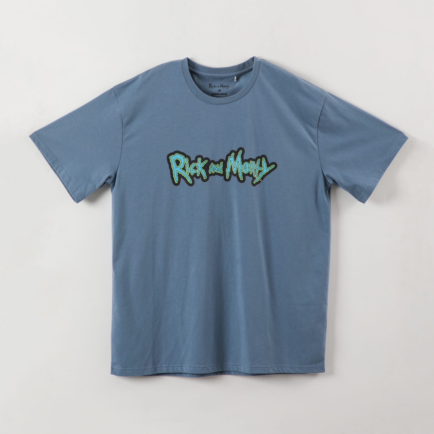 Polera Manga Corta Hombre Celeste Rick And Morty