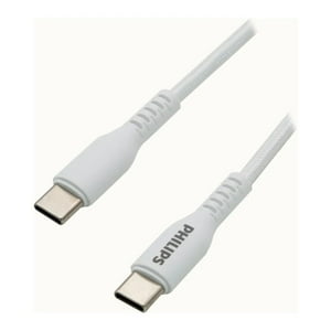 Philips - Cable De Carga Rapida 60W Usb C A Usb C Blanco Dlp8601B/71