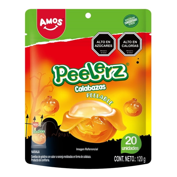 Gomitas Peelerz Calabazas, 120 g