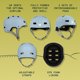 thumbnail image 2 of Casco Retrospec Dakota ABS EPS 10 Ventilaciones, 2 of 3