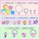 thumbnail image 4 of Set de bombas de baño Kims Cosiart Mermaid con sorpresa en el interior x20, 4 of 7