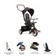 thumbnail image 2 of Triciclo Premium Radio Flyer Stroll 'N Trike Negro para Bebés de 1 a 5 Años, 2 of 7