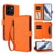 thumbnail image 1 of Funda Cartera Mariposa para [Motorola Moto G 2025 5G] con Soporte y Cremallera Naranja, 1 of 6