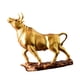 thumbnail image 5 of Accesorios De Escultura De Toro Estatua De Toro Coleccionable Para Muebles Mesa Bar Oro, 5 of 5