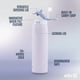 thumbnail image 3 of Botella de agua Ello Pop & Fill de acero inoxidable Aurora de 1,2 litros, 3 of 9