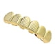 thumbnail image 4 of Parrillas Fiocias Hip Hop 6 Dientes Oro Superior E Inferior, 4 of 5