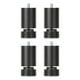 thumbnail image 2 of 4x M10 Rosca Patas Para Armazón De Cama Profesional Para Armarios Cocina Mesa De Comedor Negro 12cm, 2 of 4