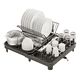 thumbnail image 1 of Escurridor platos plegable cocina color negro, 1 of 3