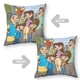 thumbnail image 2 of Maya y Miguel Fundas de almohada de terciopelo con tema, regalos de funda de almohada, decoración para el hogar, cojín de lanzar, regalo de cumpleaños para fans y parejas.56*56cm., 2 of 6