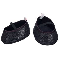 Zapatos Build A Bear Negros Brillantes Para Peluches
