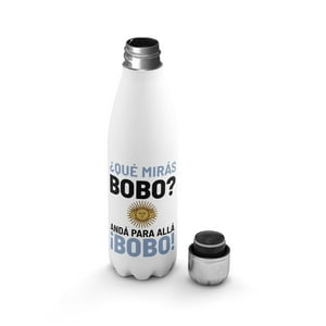 Creango - Botella Agua Termica Messi Que Mira Bobo Diseño 3 De Acero Inoxidable