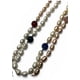 thumbnail image 2 of Collar de perlas, piedras y plata 925, 2 of 3