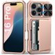 thumbnail image 1 of Funda de teléfono BXYJY para iPhone 16 Pro Wallet con tarjetero Rose, 1 of 3