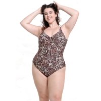 Samia - Traje De Baño Enterito Con Cheeky Animal Print S