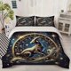 thumbnail image 1 of Capricorn Sea Goat Pattern Bedding Set Soft and Comfortable Bedding Set Suitable for All Seasons, 1 of 5