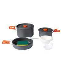 Terra Force - Set Ollas Aluminio Camping 4 Piezas