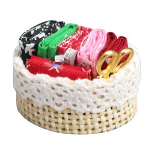 Bothyi - Accesorio Para Sala De Costura Mini Caja De Costura Para Casa De Muñecas A Escala 1:12 Para Adornos
