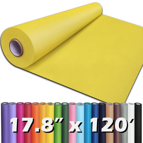 Rollo de papel kraft PH PERKHOMY 45 cm x 36,5 m amarillo limón