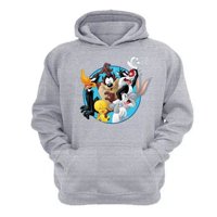 Genérico - Polerón Canguro Dibujos Animados Lt Gris Claro Talla L Unisex