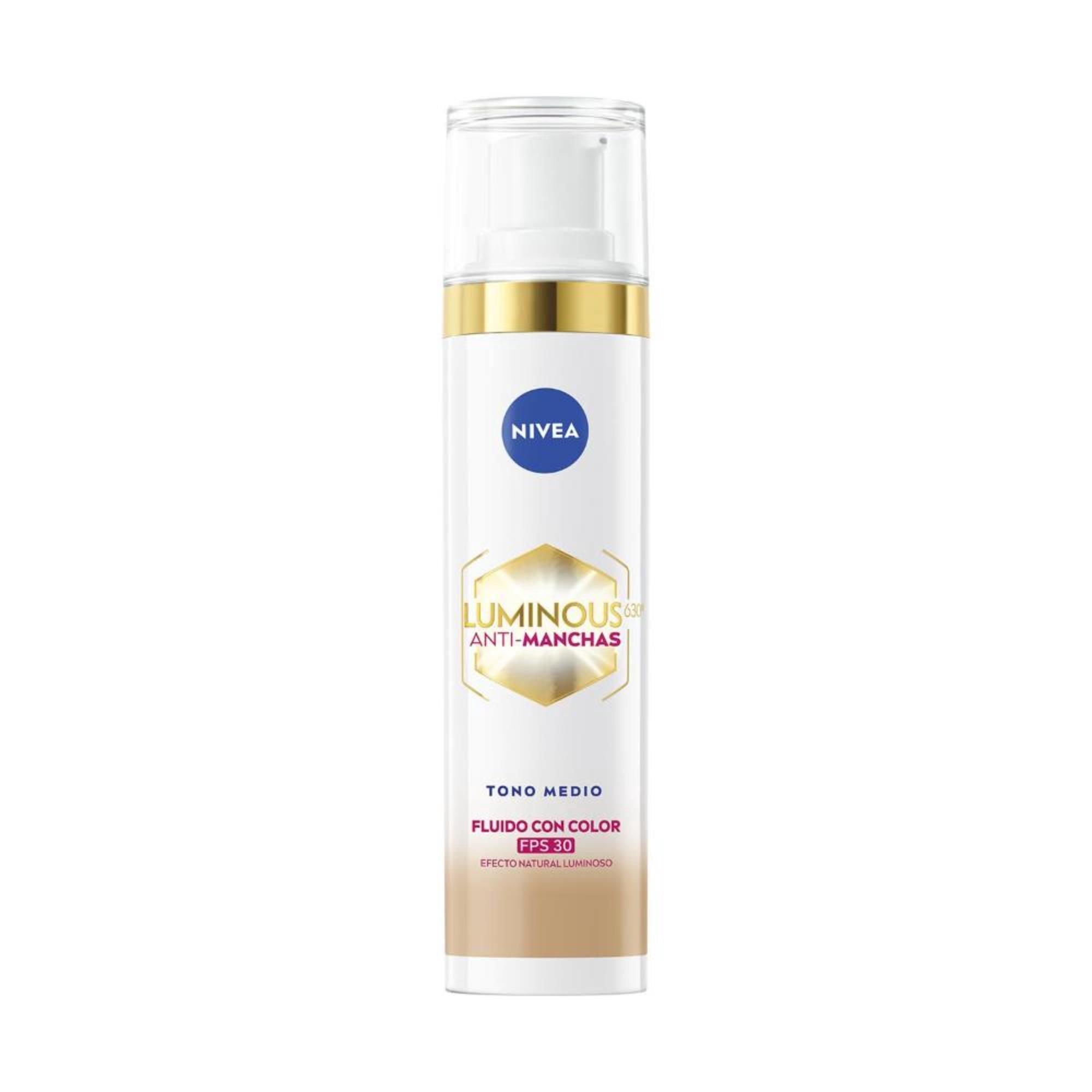 Fluido Facial Nivea Anti-Manchas Luminous Tono Medio