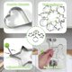 thumbnail image 3 of Set de 8 Aros para Huevos Slomg de Acero Inoxidable Antiadherente, 3 of 7