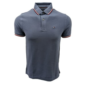 Polo Tommy Hilfiger Con Cuello A Rayas Para Hombre Xxl, Color Azul