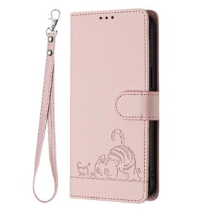 Funda Tipo Cartera Foxdock Para Motorola Edge Plus 2022 Con Soporte, Ranuras, Rfid, Diseño De Gato