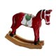 thumbnail image 5 of Estatua De Caballo Navideña, Adorable Decoración De Mesa Para Jardín, Balcón, Entrada, Color Rojo, 5 of 5