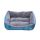 thumbnail image 1 of Cama Para Perros Pequeños Para Gatos De 17,7x11,8 Pulgadas, Rectangular, Ligera, Multiusos, Cálida, Suave, Azul, 1 of 5