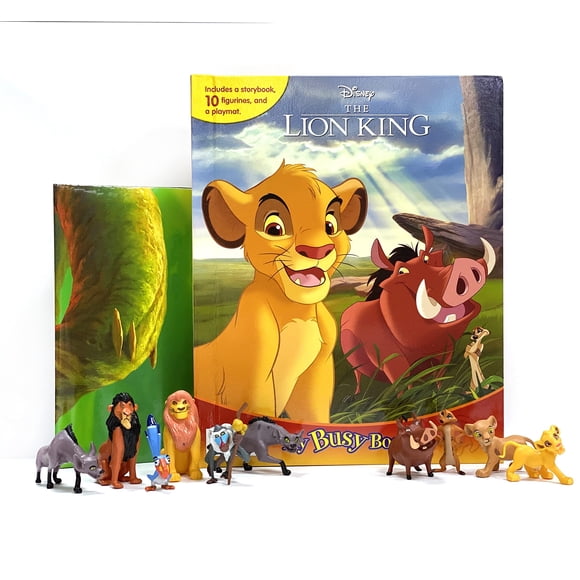 Set de juguetes Phidal Disney Lion King My Busy Books con 10 figuras